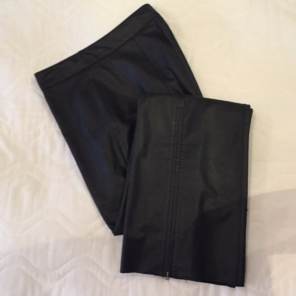 Ladies leather pants
